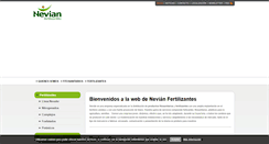 Desktop Screenshot of nevianfertilizantes.com